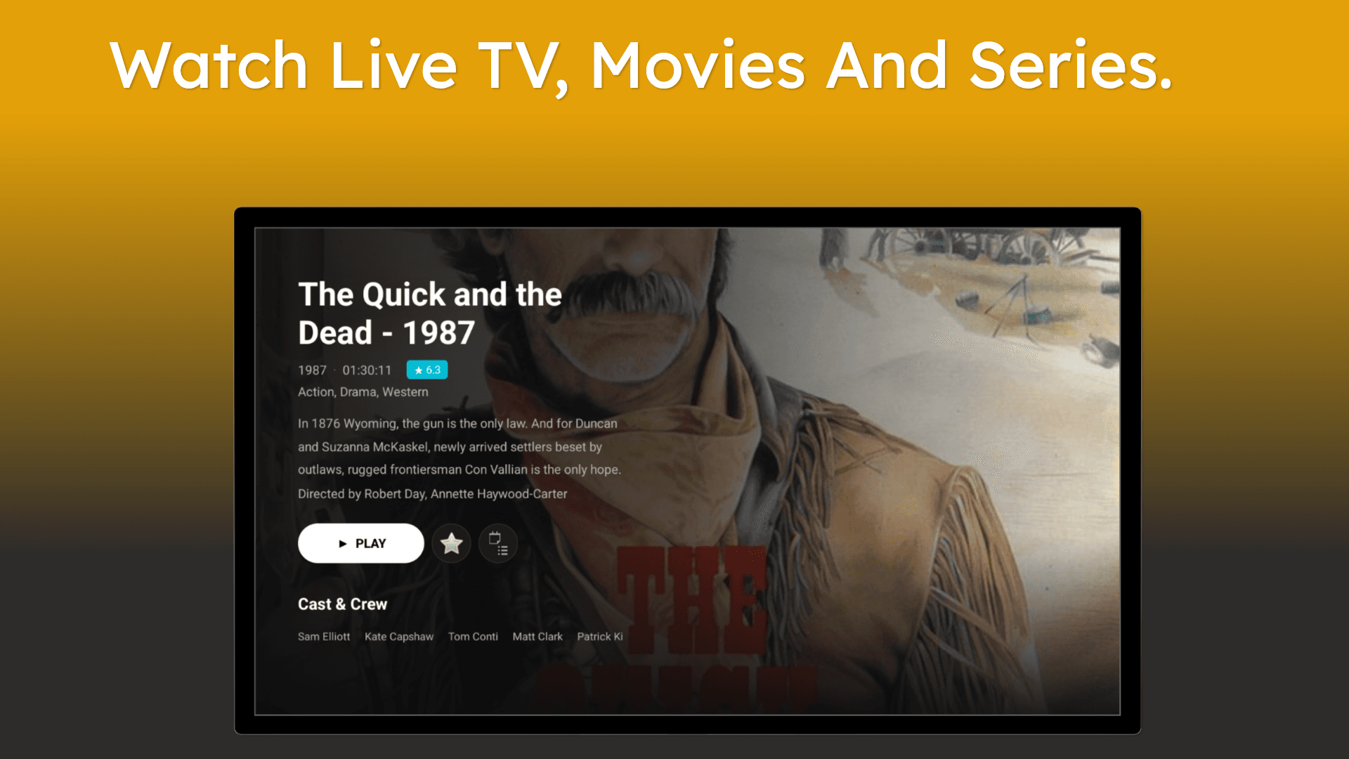 Movie details and playback on Android TV